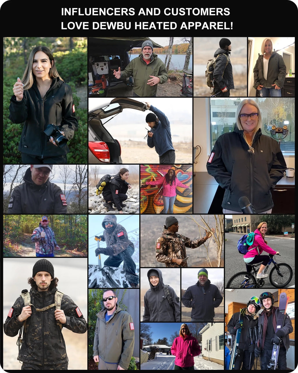 Heated Jacket for Men with Detachable Hood, Soft Shell Heated Coat wit ...